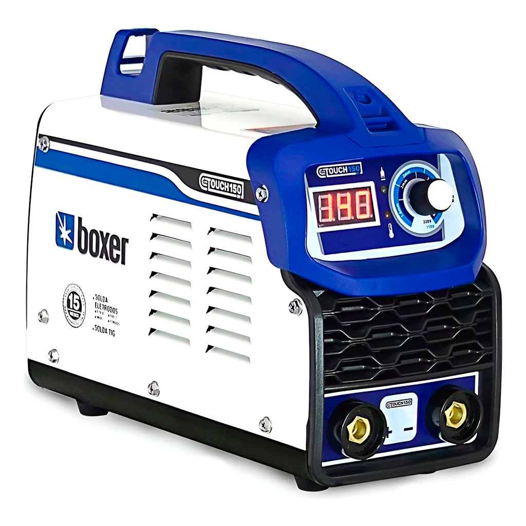 Inversora Máquina De Solda TOUCH Boxer Eletrodo 110V E 220V Bivolt 140A 150BV Portátil Profissional