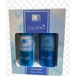Loção Hidratante E Body Splash Aqua Glow-- Cbb Cosmetics