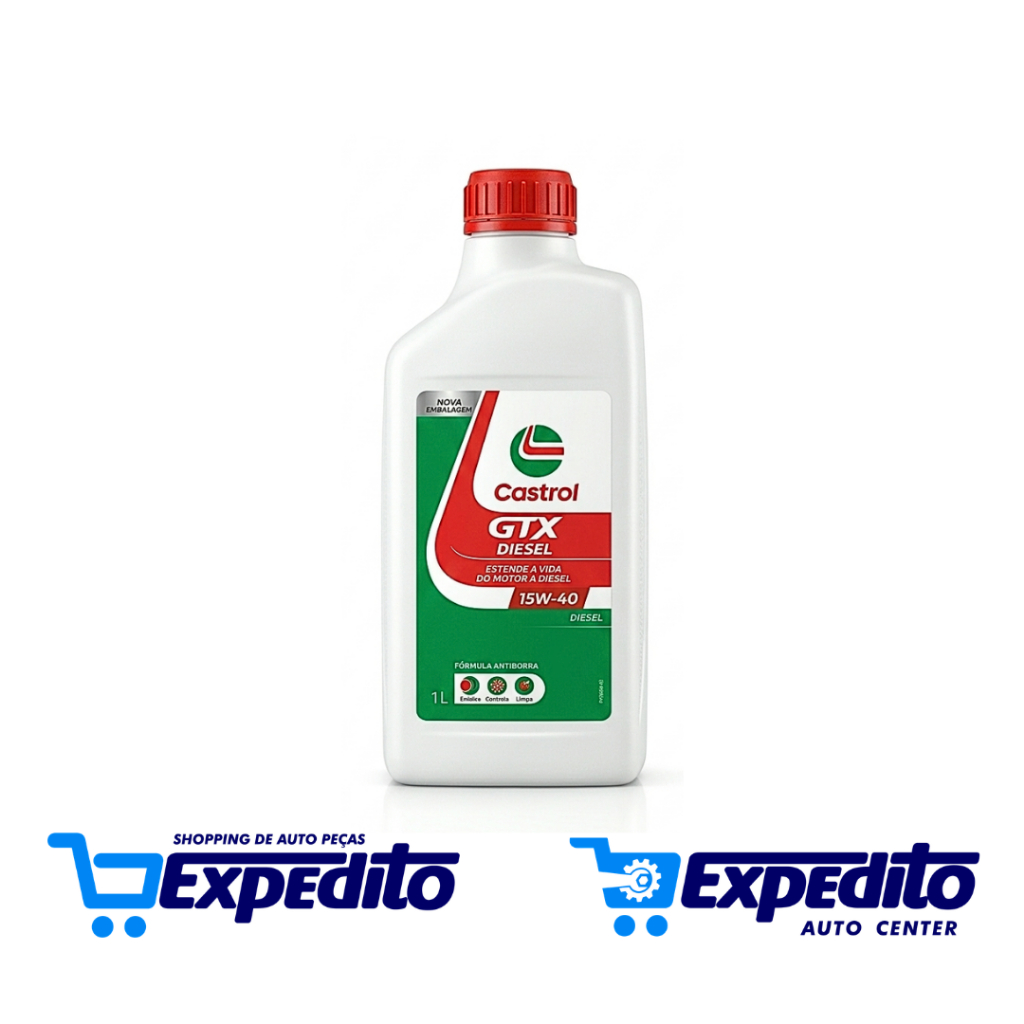 Óleo Motor 15W40 Mineral GTX Diesel CI-4 Castrol