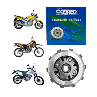 Kit Embreagem Completo Honda Twister 250 2001 2002 2003 2004 2005 2006 2007 2008 Original Cobreq em Oferta na Shopee
