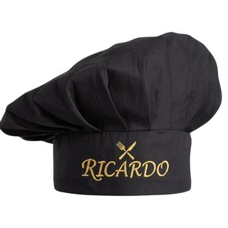 Chápeu Chef Cozinheiro Personalizado Nome Bordado / Chapéu para cozinheiro/  Touca Culinária