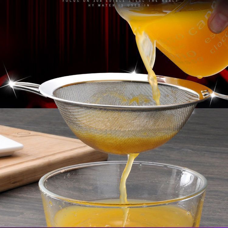 Conjunto 3 Peneiras de Inox - Coador Ideal para Preparo de Alimentos na Cozinha