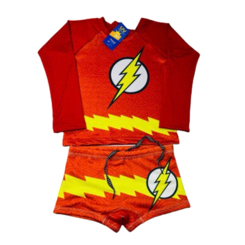 Conjunto Feminino/Masculino Infantil Moda Praia Uv 50+ Confortável e estiloso!