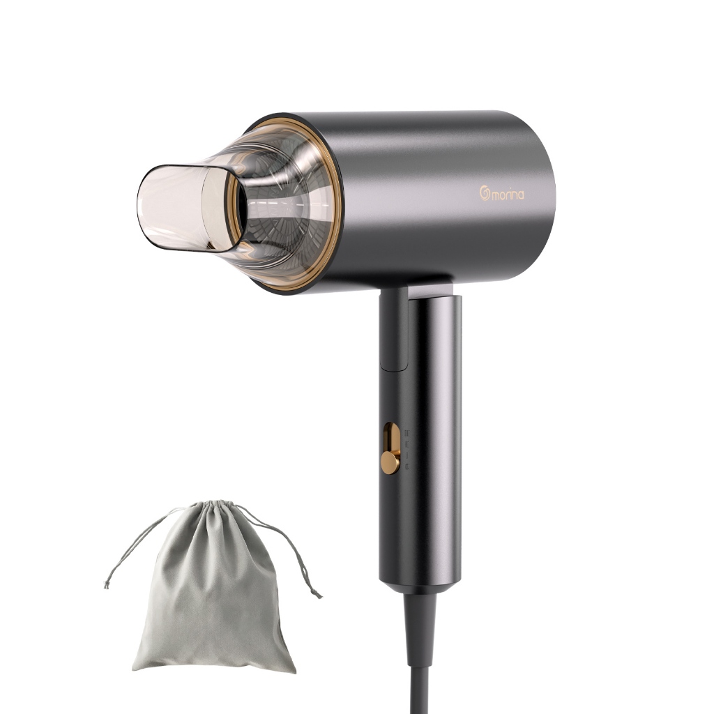 Morina Dobrável e portátil Secador de Travel Cabelos Tourmaline127V/220V com coletor de vento
