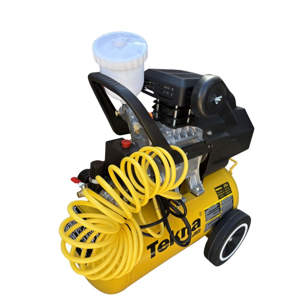 Compressor de Ar Tekna CP8525T-1CK3 22L 2,5HP Máx 8 Bar 127V/220V + Kit Pintura 3 Acessórios · foto 2