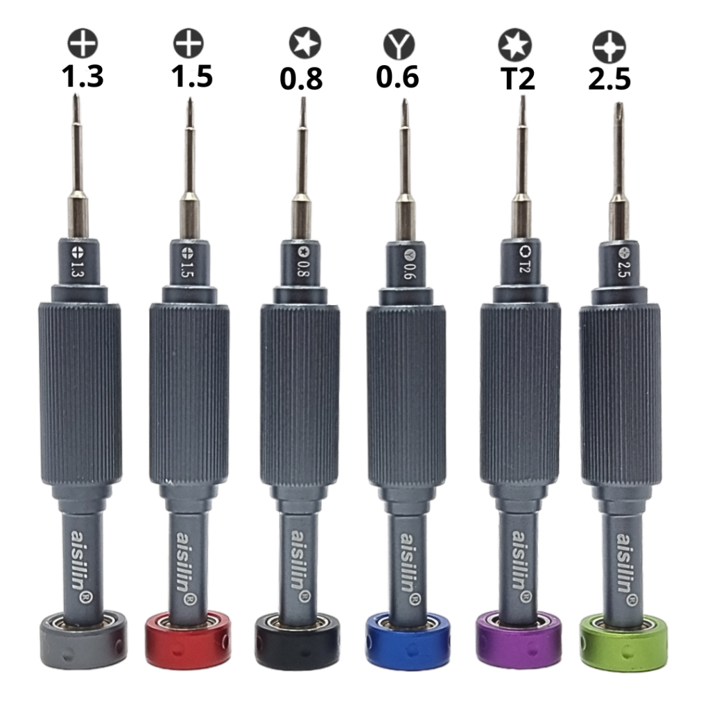 Chave De Fenda Profissional Kit 6 Em 1 De Alta Precisão Magnética Yaxun Yx-369 Aisilin