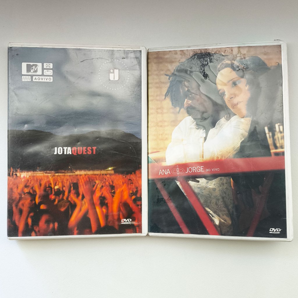 2 DVDs – Jota Quest e Ana Carolina e Seu Jorge