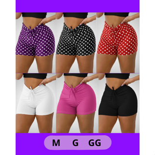 Shortinhos em Suplex Premiun  para academia com cordinha- M/G/GG -Moda Verão. em Oferta na Shopee