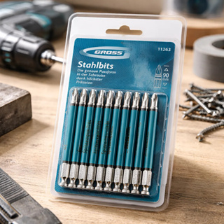 Ponta Bits PH2 90mm Magnética Kit 10 peças Ponteira Antiderrapante Parafusadeira Phillips Gross em Oferta na Shopee