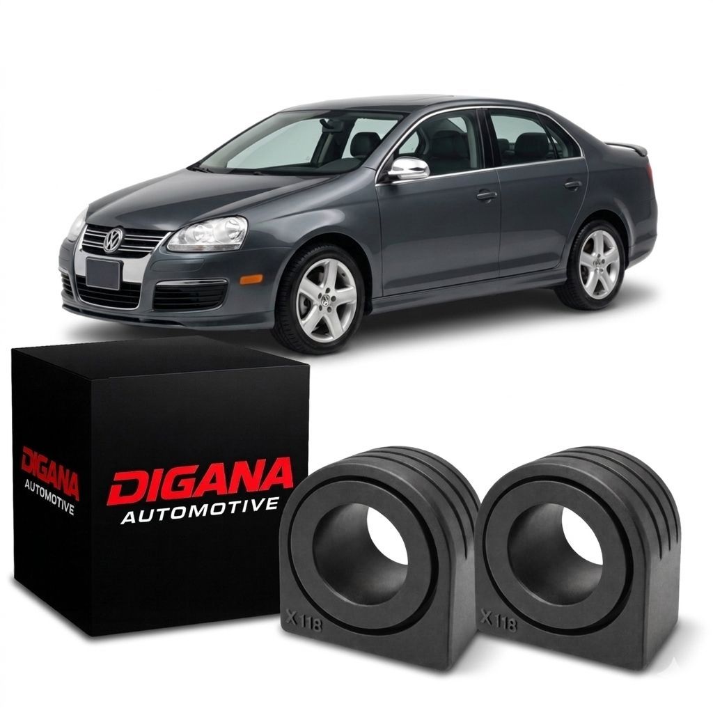Par Bucha Barra Estabilizadora Dianteira Volkswagem Jetta 2006 A 2010