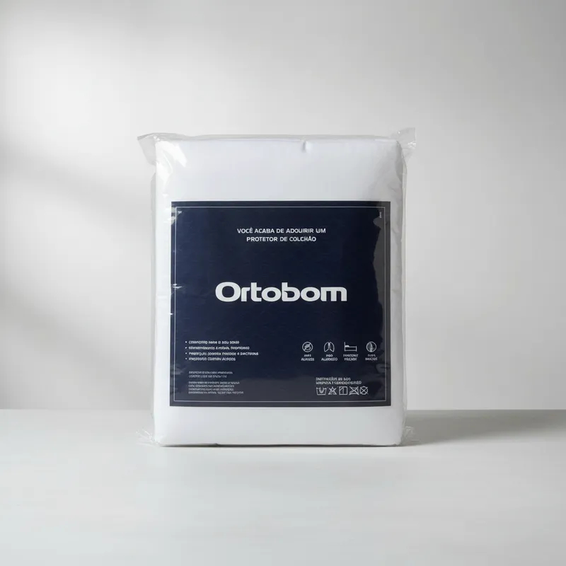 Protetor Colchão Impermeável Ortobom Original Silencioso Prime Com Elástico - Tamanho King 190 x 200