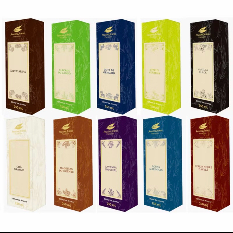 Aromatizador Difusor Premium Amazônia Aromas 250ml Fragrâncias Sofisticadas Ambiente Decoração em Oferta na Shopee