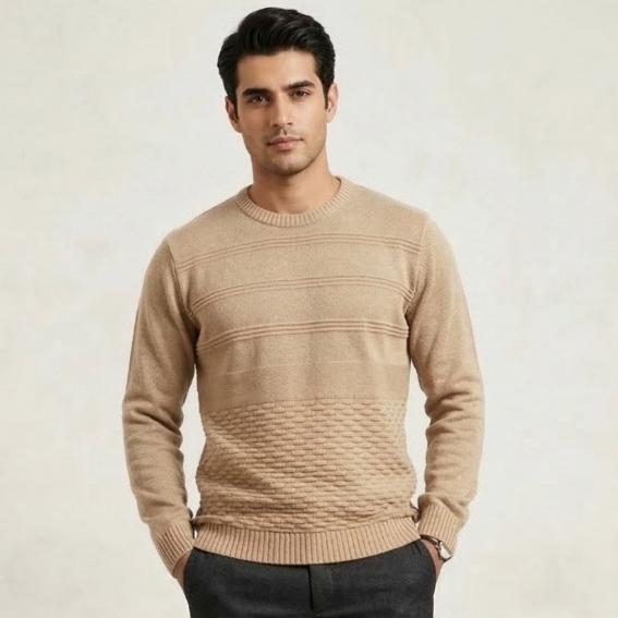 Blusa masculina lisa suéter inverno trico manga longa gola redonda envio imediato