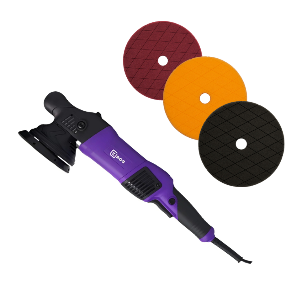 Politriz Elétrica Roto Orbital 5 E 6 Pol Zacs + Acompanha Prato de 5 Pol + Kit 3 Boinas em Oferta na Shopee