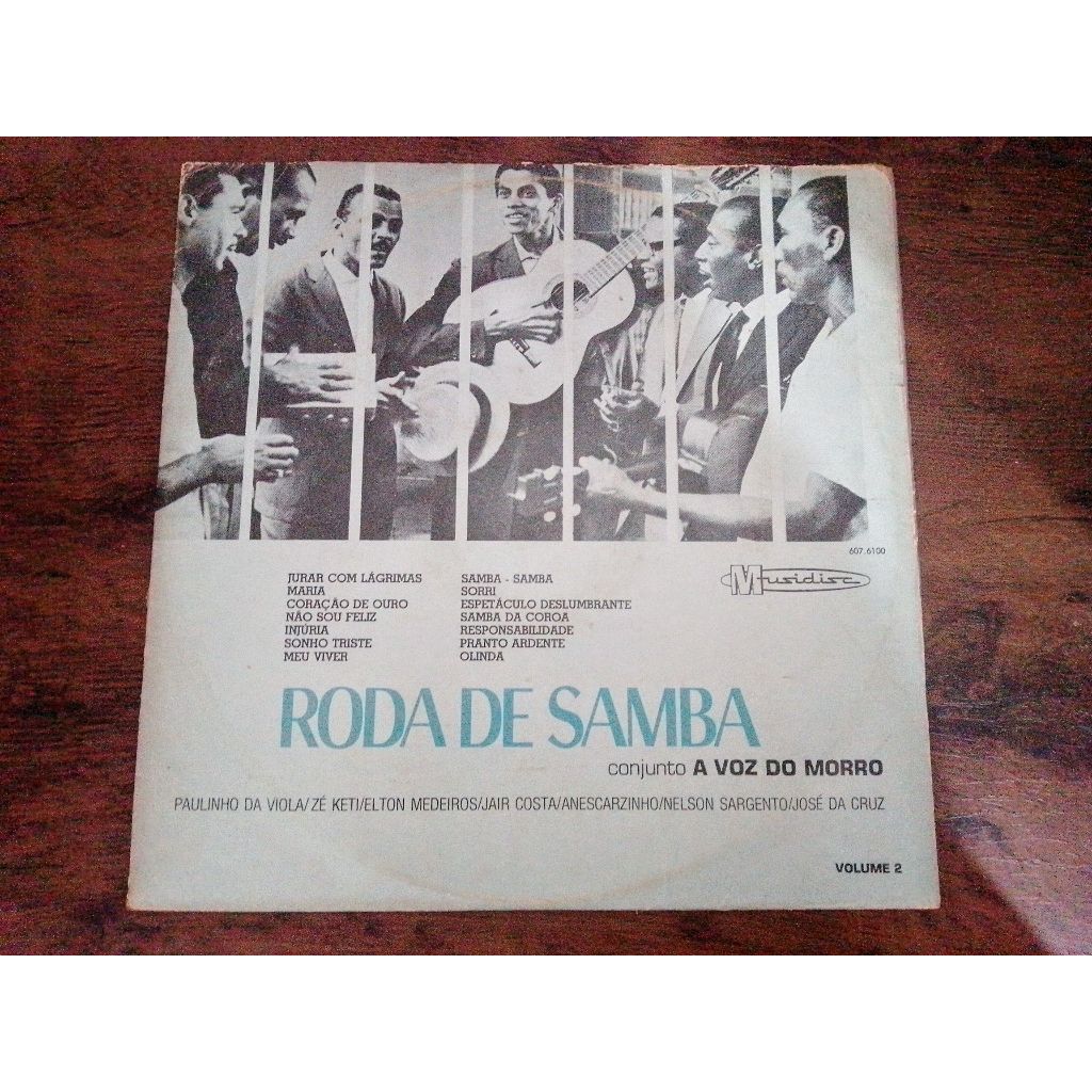 LP Vinil Grupo A Voz do Morro - Roda de Samba