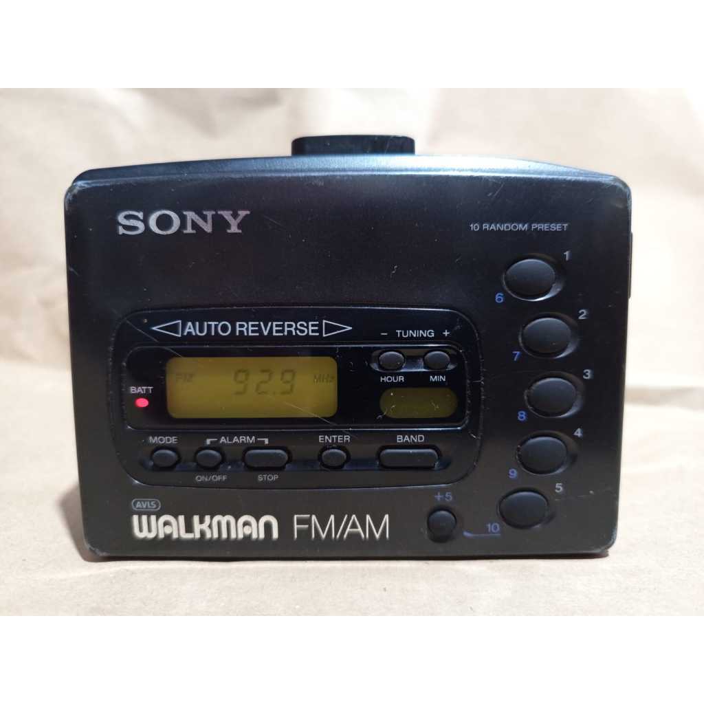 Walkman Sony Sony WM-FX41 Rádio FM/AM funcionando só Radio