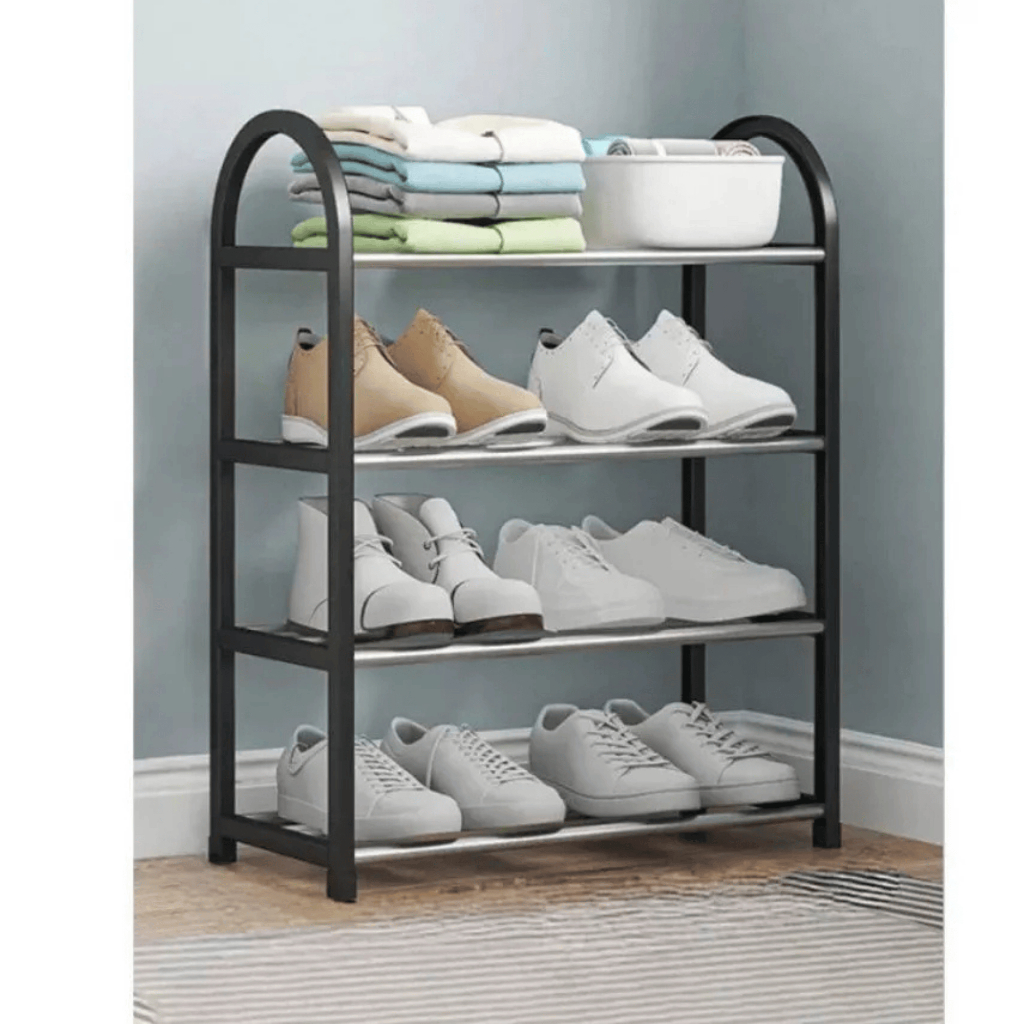 Sapateira 4 ou 5 Andares Multiuso Desmontável Organizadora Multiuso Sapatos Livros Brinquedos, Reforçada