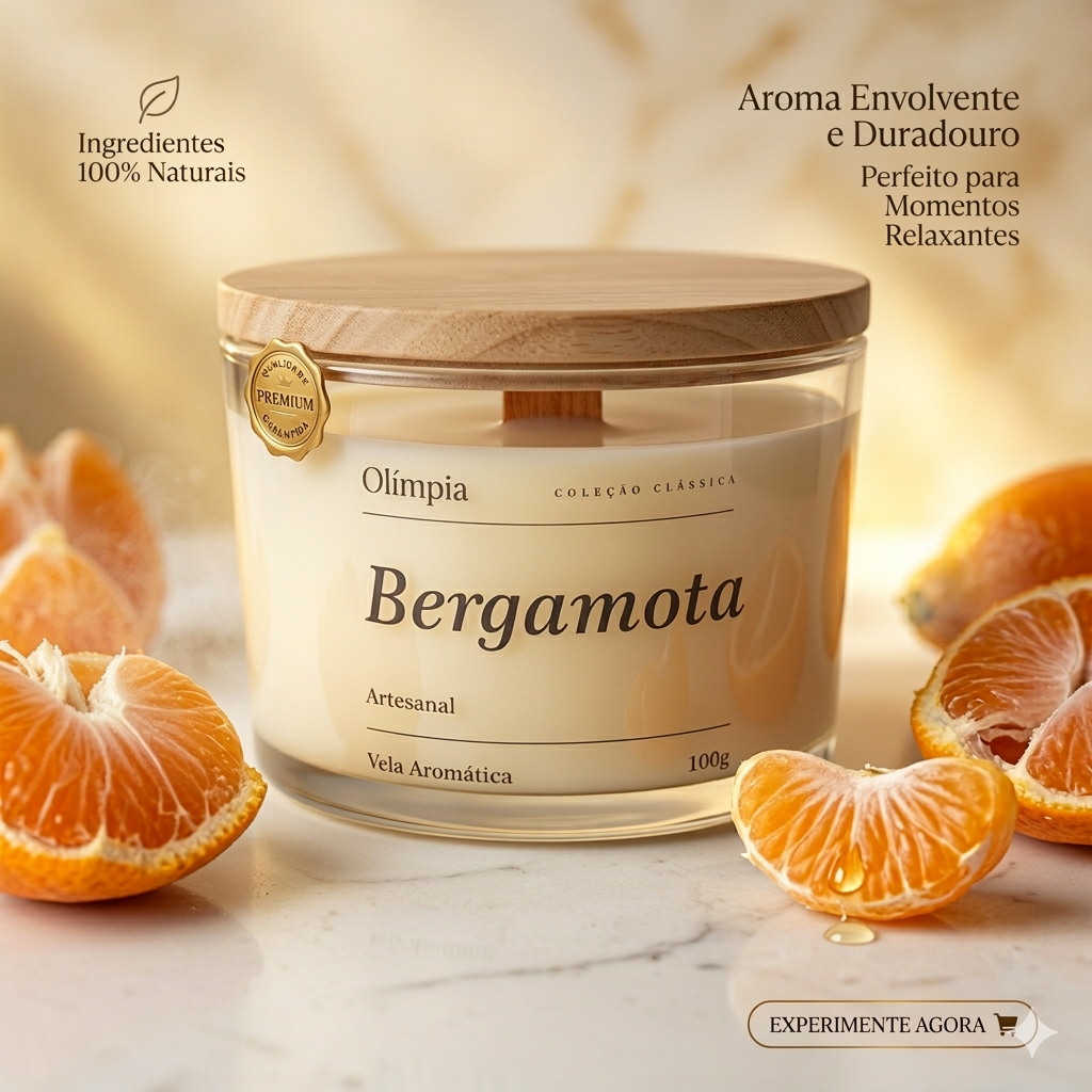 Imagem Vela Aromática 100g Artesanal Perfumada | Decoração, Relaxamento e Presente
