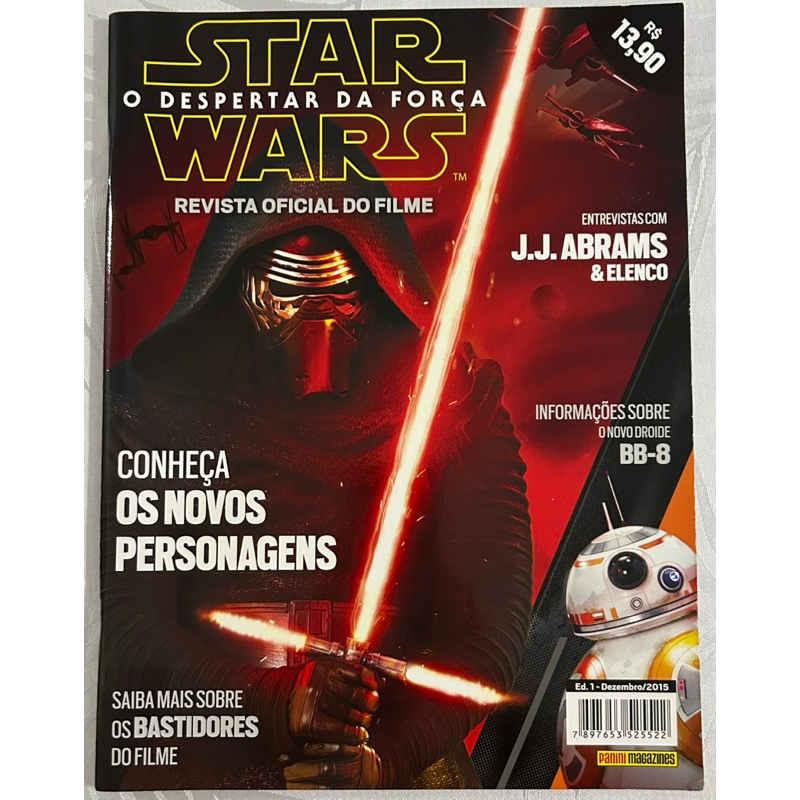 Star Wars O Despertar da Força Revista Oficial do Filme Panini Ed.01