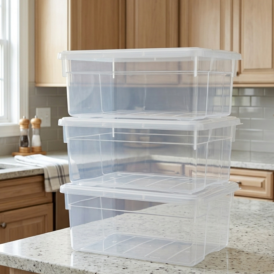 3 Caixas Organizadora 2,5 Litros P/Alimentos em Oferta na Shopee