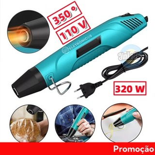Promoção! Mini Soprador Pistola Ar Quente De Mão Portátil Ferramenta De Calor 110v Artesanatos Reparos em Oferta na Shopee
