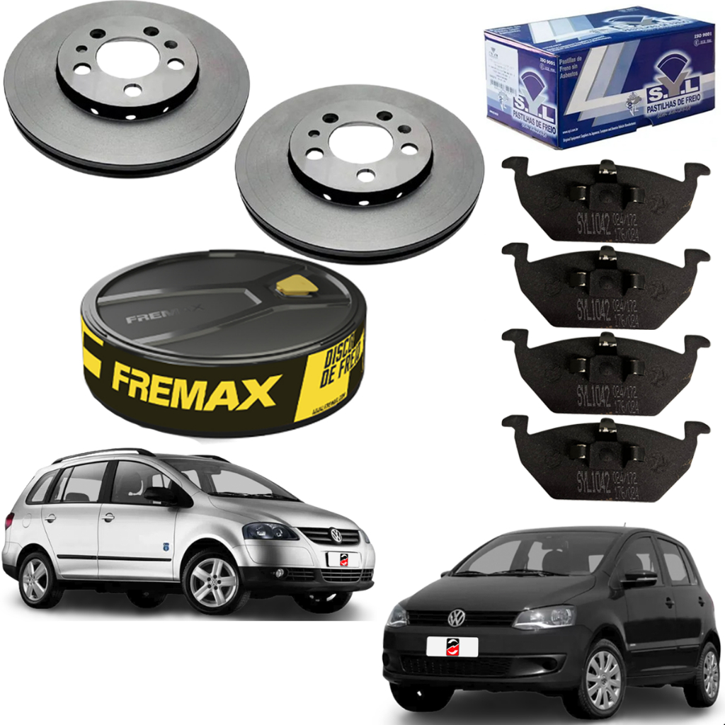Par Discos E Pastilhas Freio Golf 1.6 2.0 1999 a 2005...