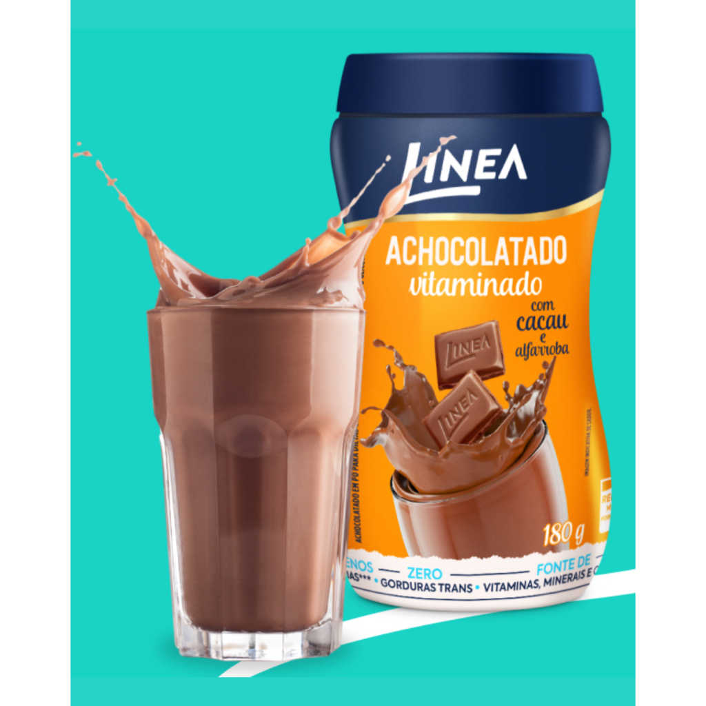 Achocolatado em Pó 180g Linea — imagem 2 de 2