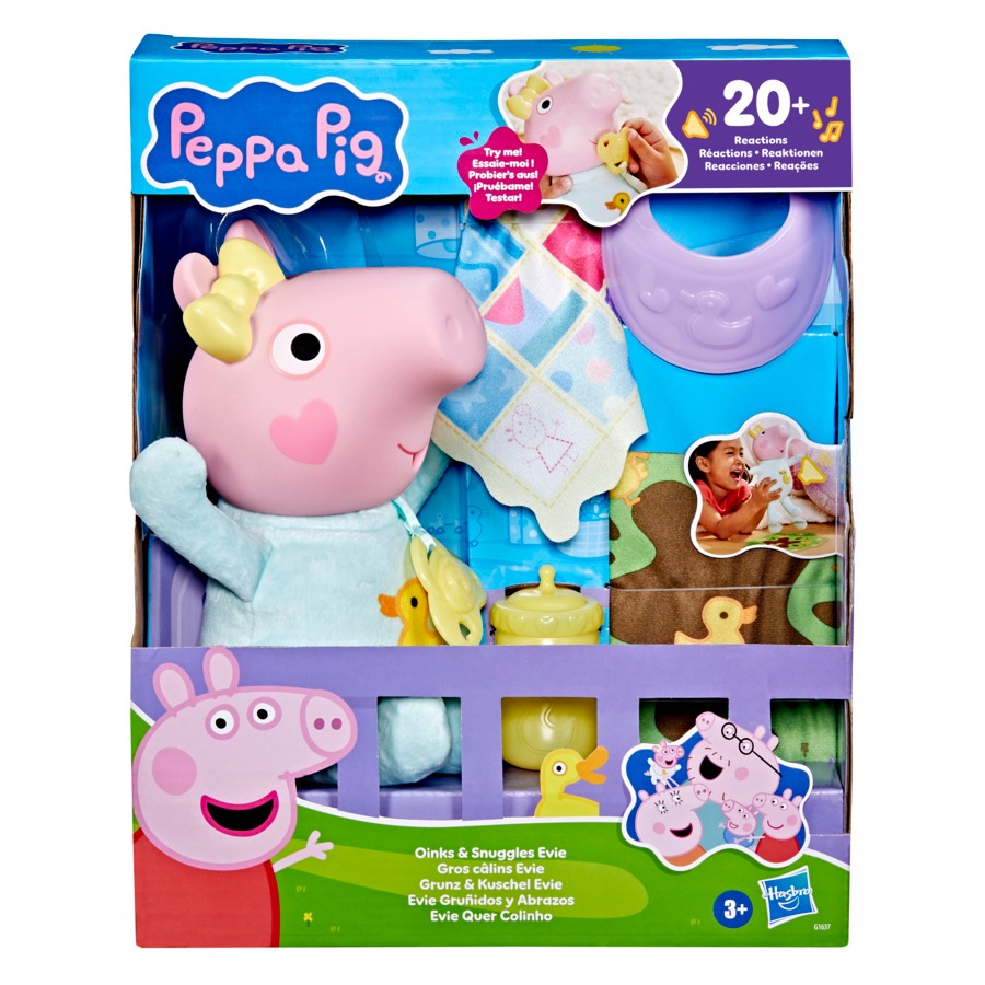 Boneca Peppa Pig Evie Quer Colinho Interativo Hasbro G1637 — imagem 2 de 2