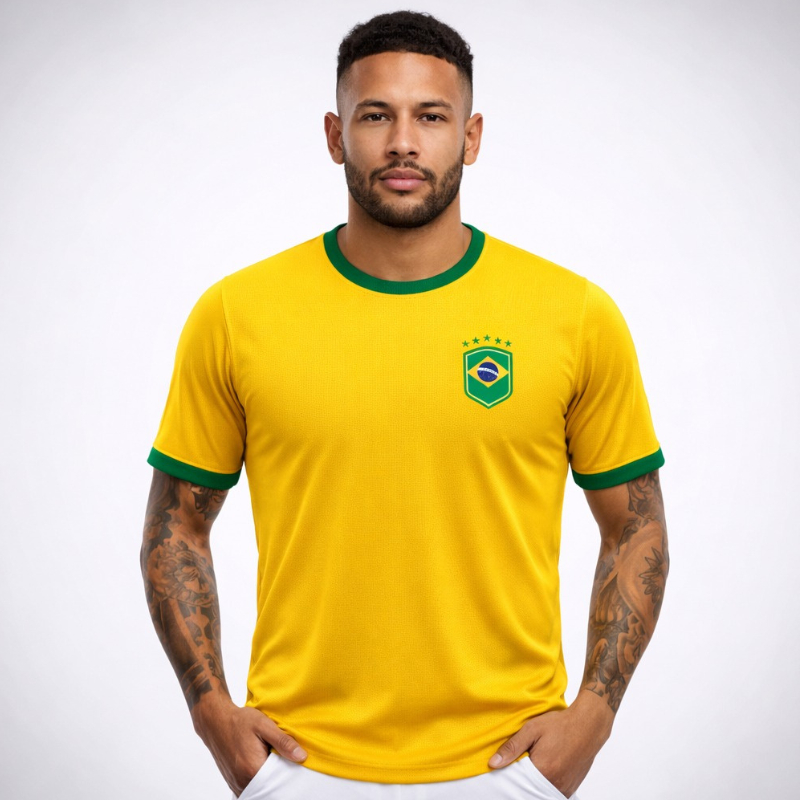 Camiseta Seleção Brasileira Torcedor Adulto copa do mundo