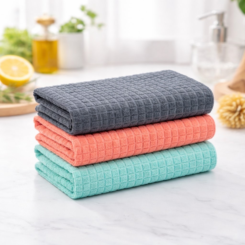 Kit 3 Panos 30 x 40 Super Absorvente Multiuso Alta Absorção Cozinha Banheiro Não Solta Fiapos em Oferta na Shopee