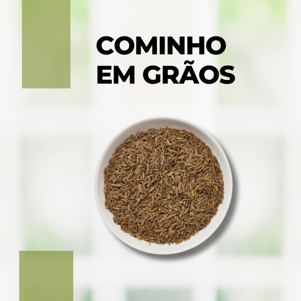 Cominho em Grãos 100g 200g 300g | Tempero Aromático Natural para Carnes, Feijão e Arroz