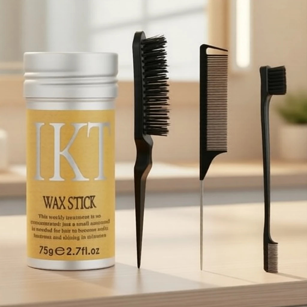 Kit Cera Bastão Wax Stick + 3 Pentes Baby Hair Finalizador de Cabelos Acabamento Profissional em Oferta na Shopee