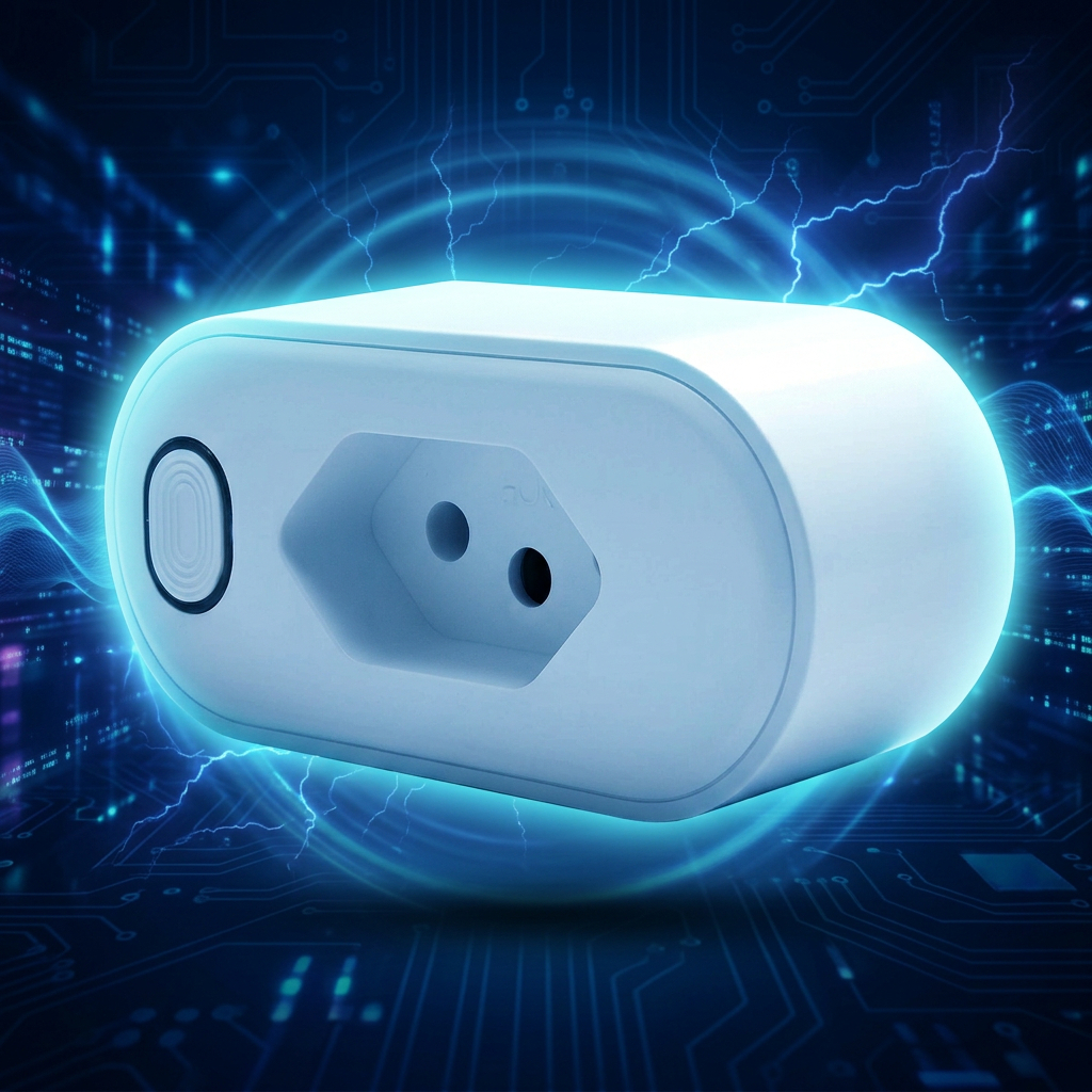Tomada Inteligente WiFi 16A 3 Pinos Ekaza App Tuya Alexa Google Home Casa Inteligente