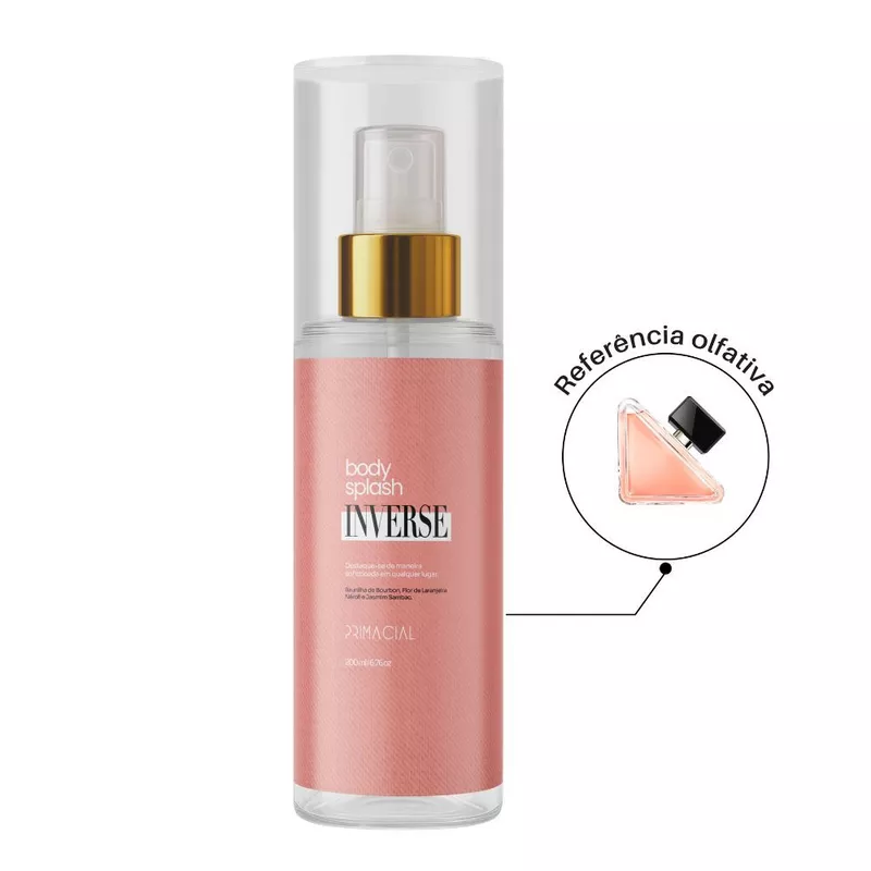 Body Splash Feminino Inverse 200ml com Perfume Ambar Floral — foto 2