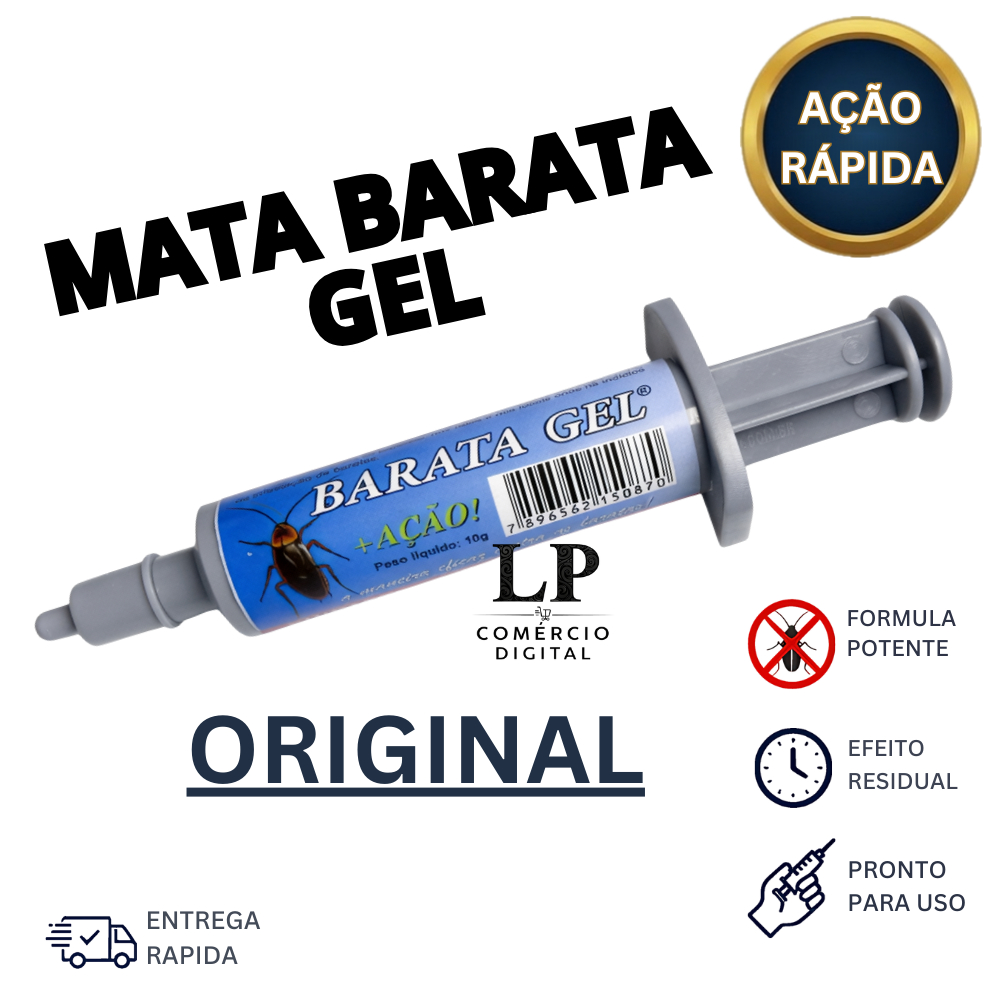 MATA BARATA EM GEL - O mais vendido da internet - BARATAGEL 10g
