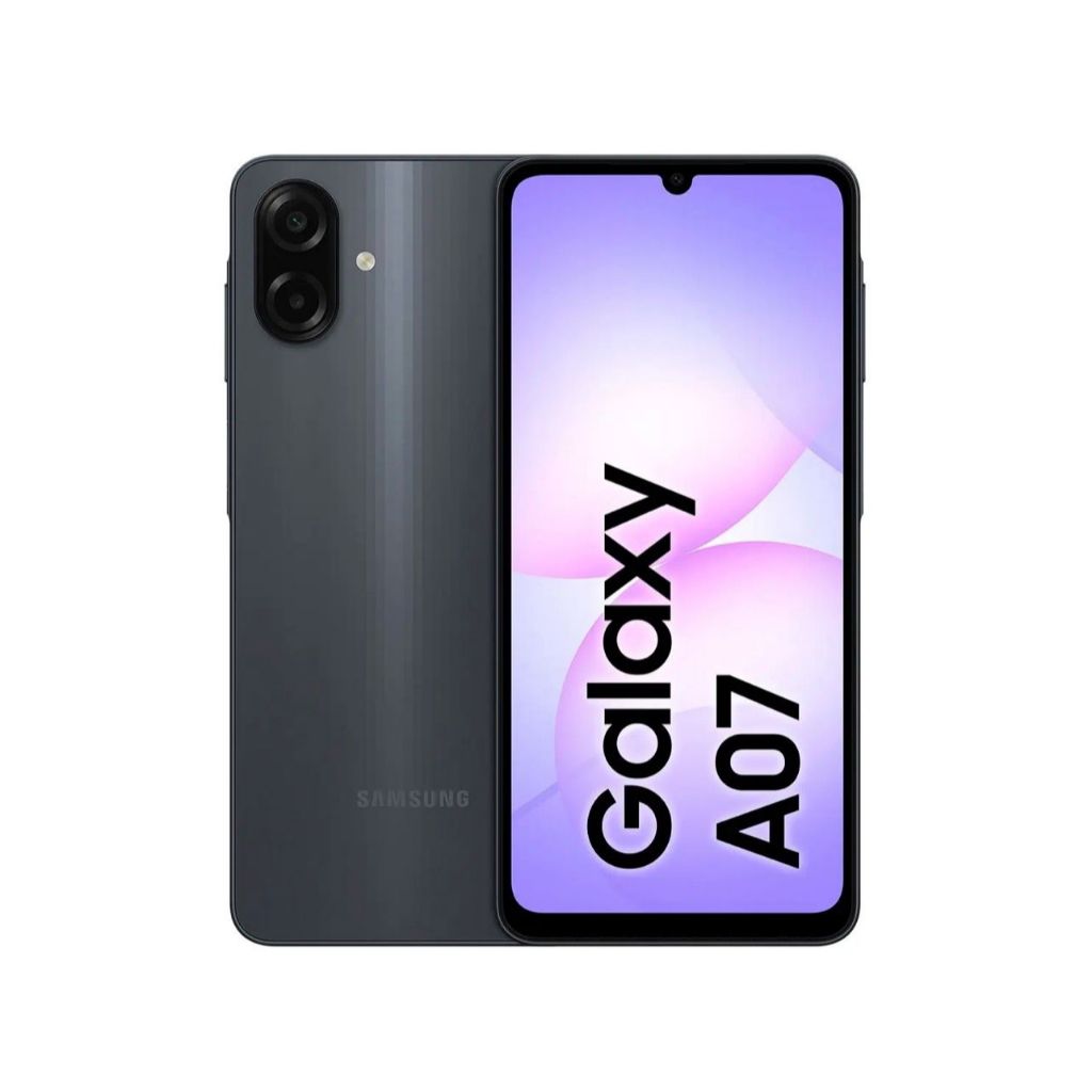 Celular Samsung Galaxy A07 128gb Preto 4GB RAM Câmera Traseira Dupla 50MP  e Câmera Frontal 8MP
