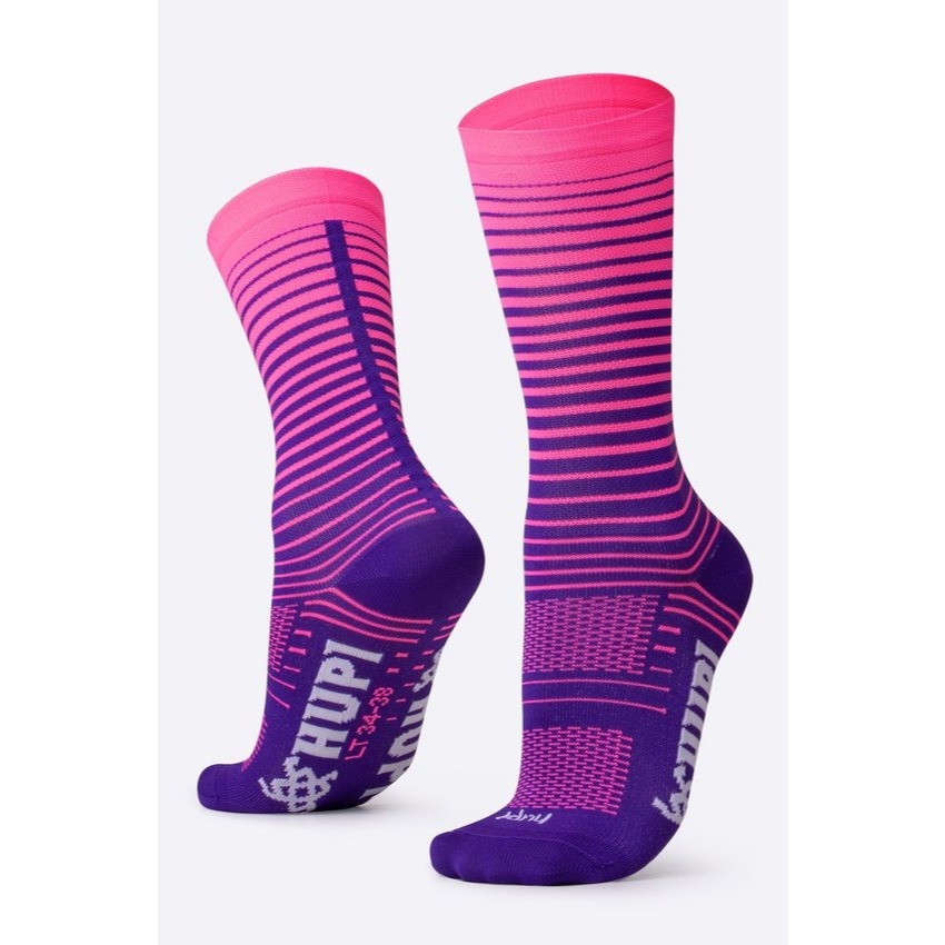 Meia HUPI Hyperline Roxo/Rosa - LT para pés menores 34-38