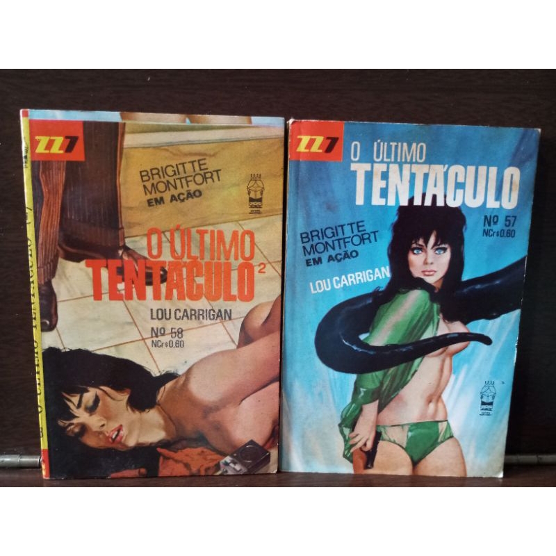 Livros Brigitte Montfort Em Ação: O Último Tentáculo 1 e 2 - Lou Carrigan