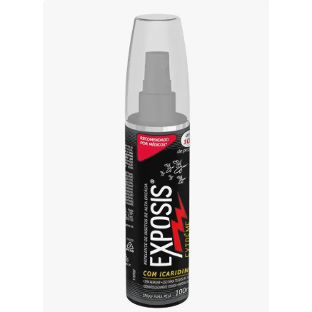 Repelente spray Exposis Extrême 100ml Sem Tampa