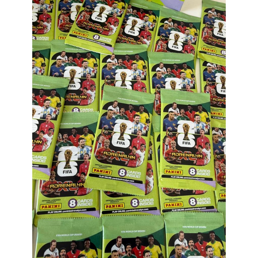 1 Envelope Com 8 Cards Adrenalyn XL Copa Do Mundo 2026 FIFA world Original Lacrado Figurinhas Colecionáveis Envio Rápido