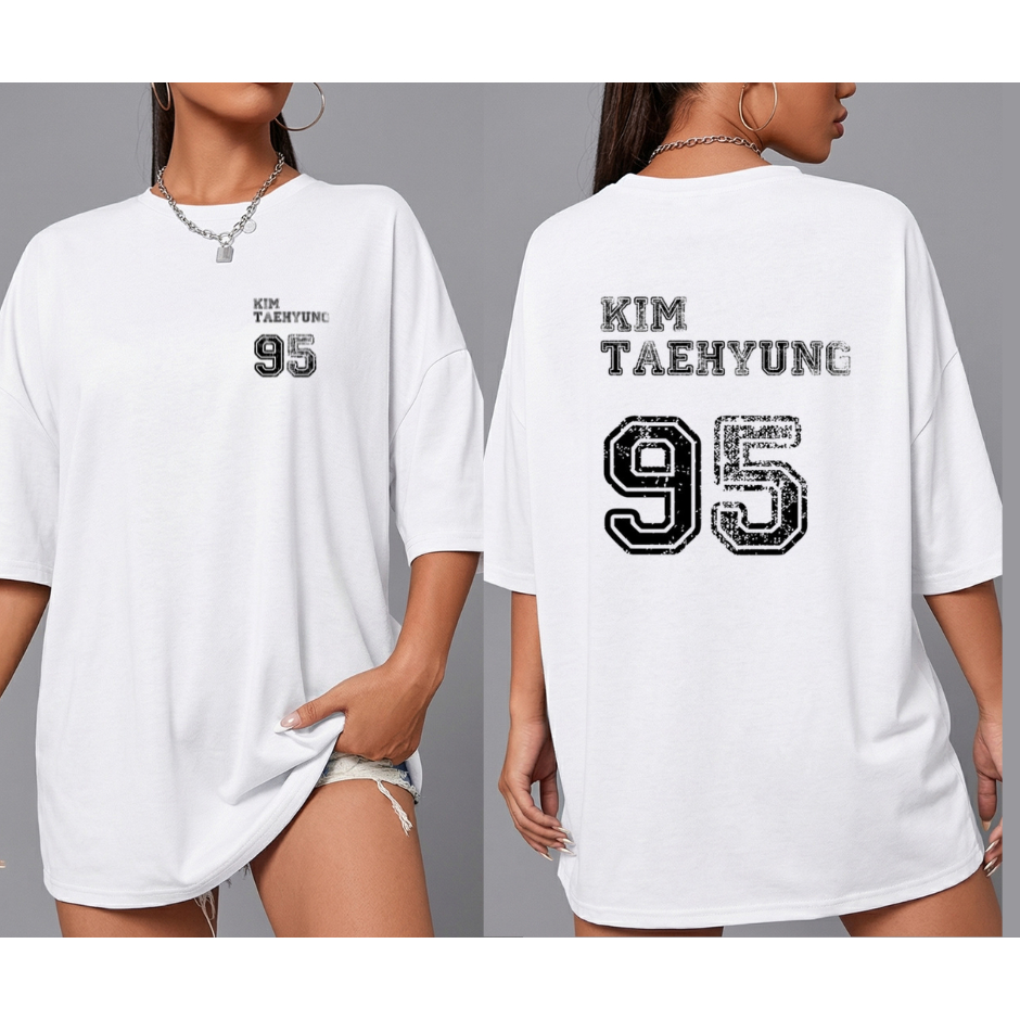 Camiseta BTS Para Fãs 100% Algodão e Super Estilosa Para Fãs Kim Taehyung