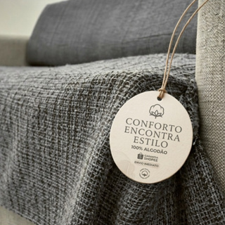 Manta Para Decoração  Capa Protetora de Sofá 2.10 x 1.20 Costura Reforçada 100% Algodão Uso Funcional Lavagem Fácil em Oferta na Shopee