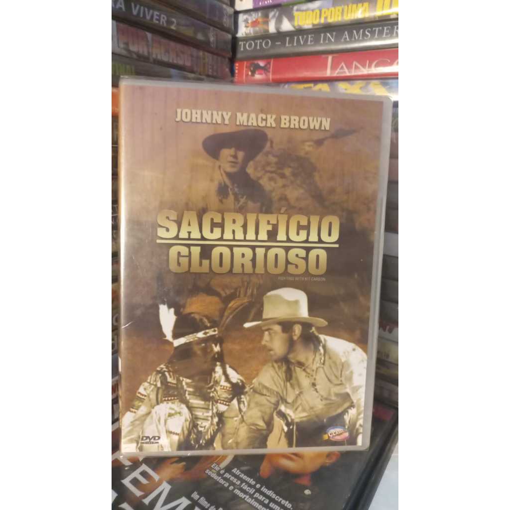 Dvd ( Lacrado) Sacrifício Glorioso Johnny Mack Brown Legendado 1933 western