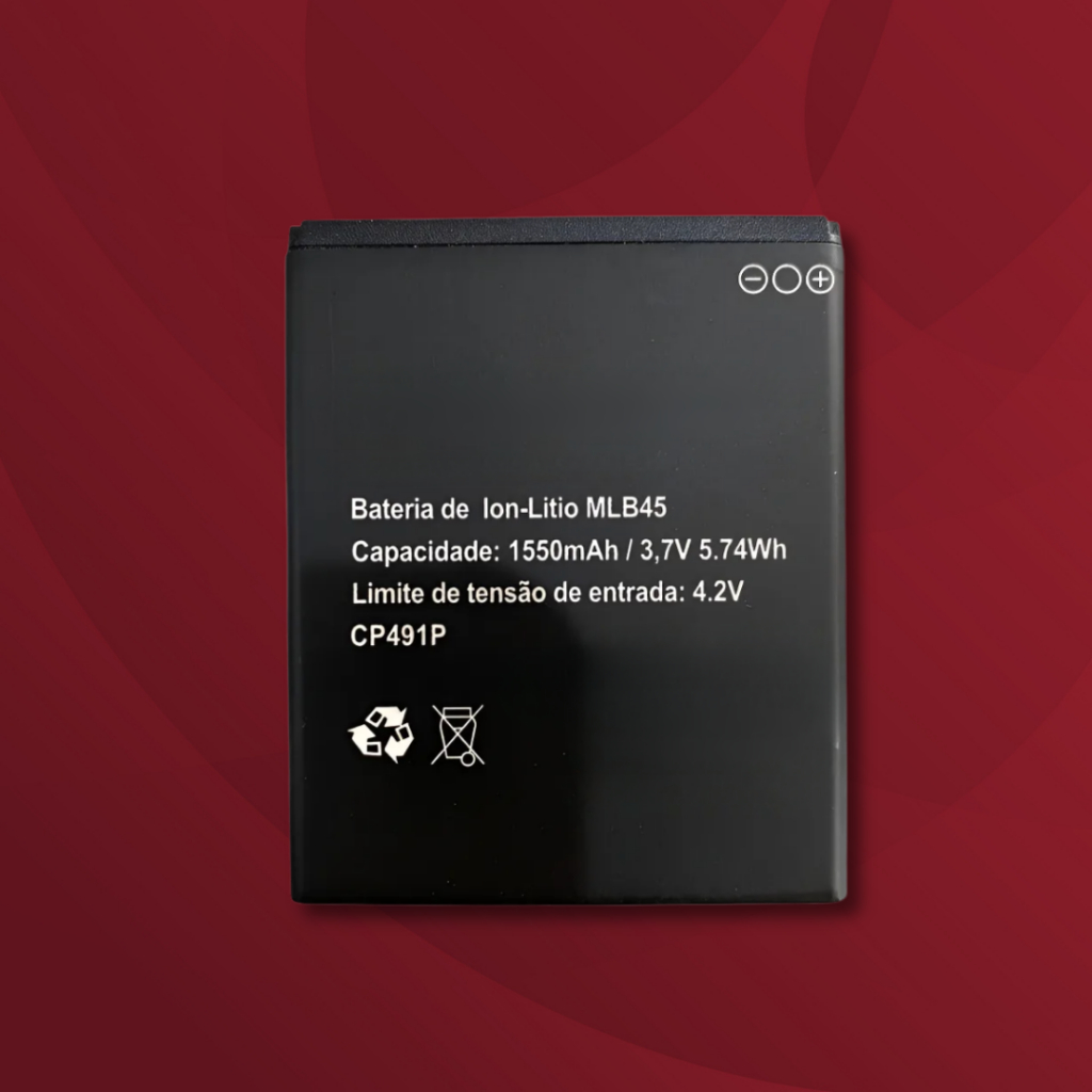 Bat compatível Com Multilaser Ms45 Ms45s ( Mlb45 ) + NF + Entrega Direta