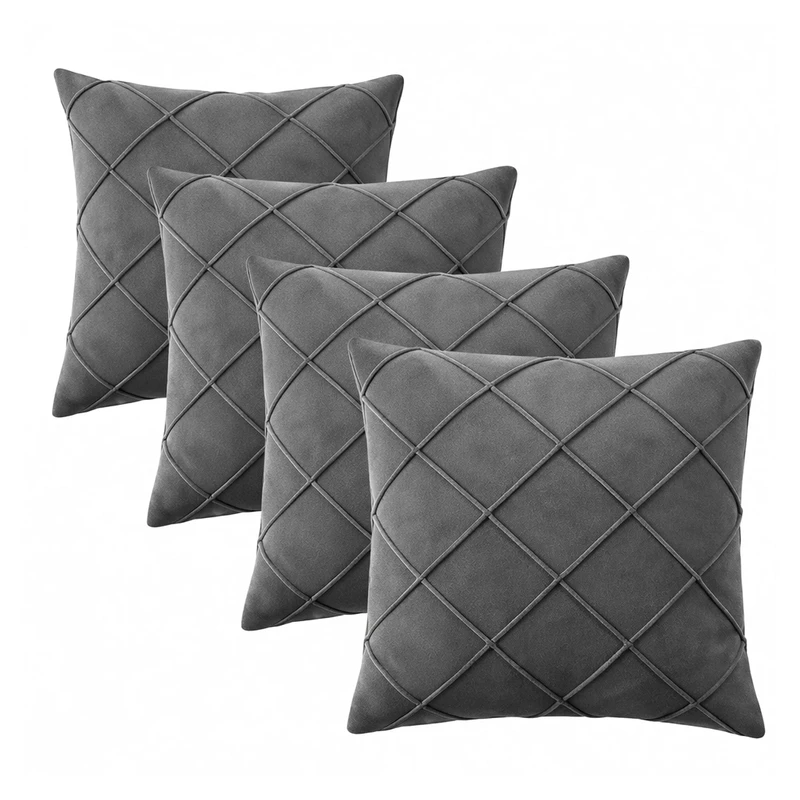 Kit 4 Capas de Almofada 40x40 em Suede Premium — foto 5