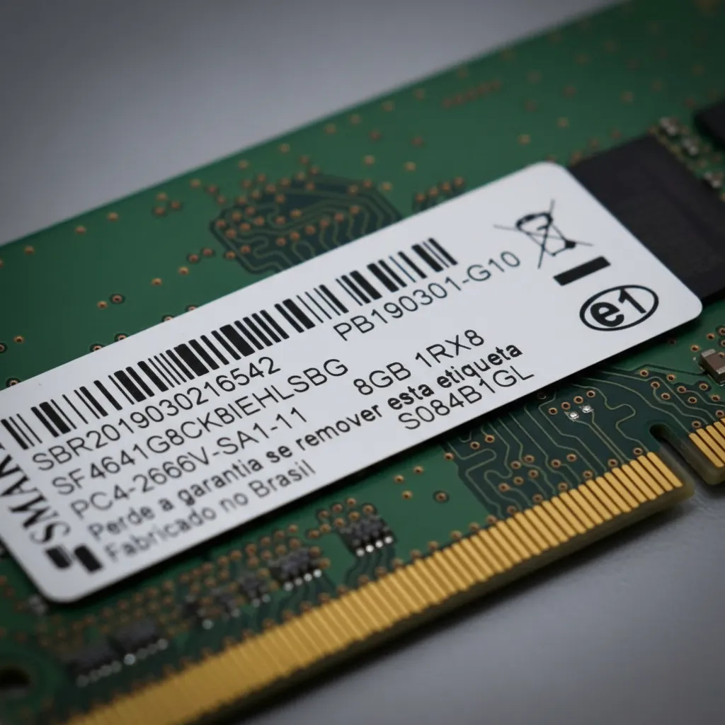 Memória RAM 8GB DDR4 2400MHz PC4-2400T SMART Notebook Alta Performance 1.2V