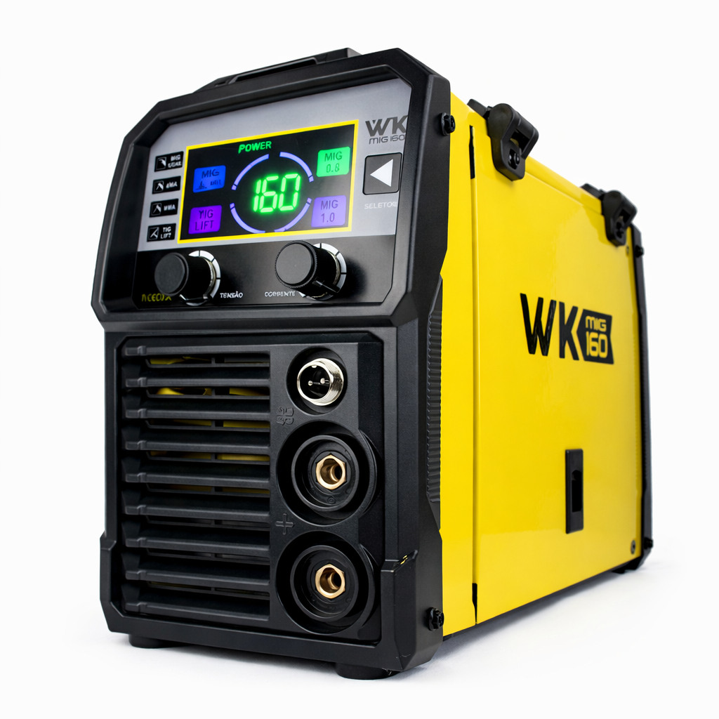 Máquina de Solda Multiprocesso WK MIG 160A Bivolt MIG MMA TIG LIFT – Pró Euro