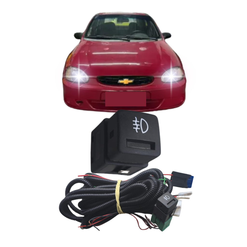 Interruptor Farol De Milha AUXILIAR  Corsa Classic 1994 2010 COM chicote