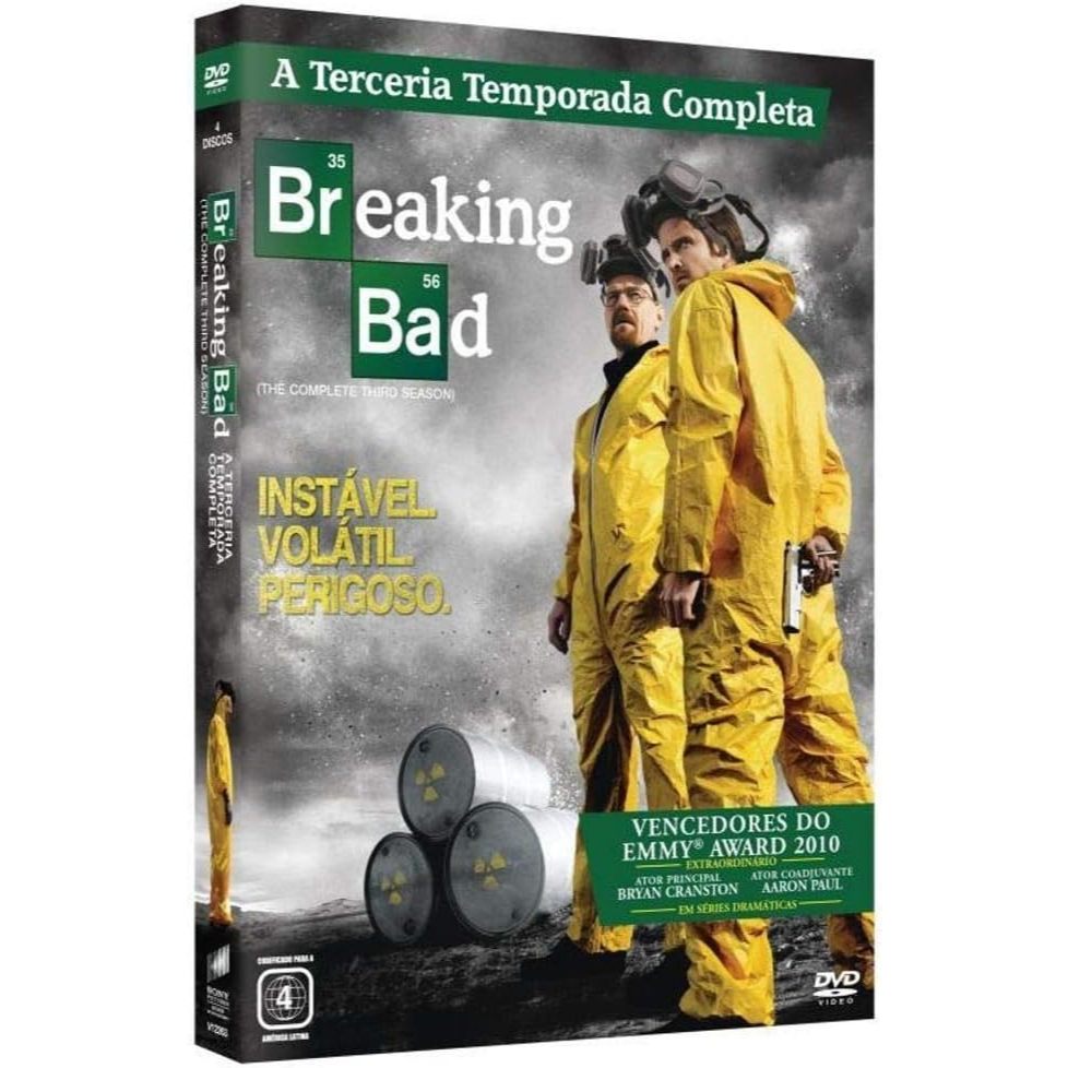 DVD Box - Breaking Bad - 3a Temporada Completa - Original - Novo - Lacrado