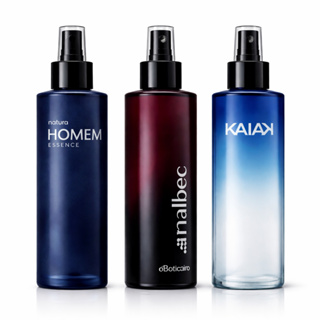 KIT BODY SPLASH MASCULINO HOMEM MALBEC KAIAK 60ML em Oferta na Shopee